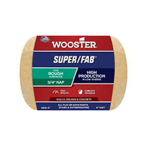 WOOSTER SUPER/FAB R241-4 4" X 3/4" GOLDEN YELLOW PAINT ROLLER COVER