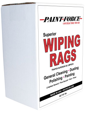 PAINT-FORCE 36130 4 LB GRAY KNIT RAGS