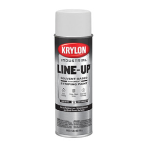 KRYLON K00830008 HIGHWAY WHITE LINE-UP SOLVENT-BASED PAVEMENT STRIPING PAINT