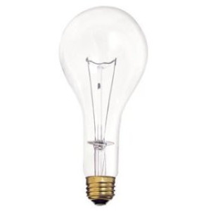 SATCO S4959 300W CLEAR PS25 MEDIUM BULB 130V