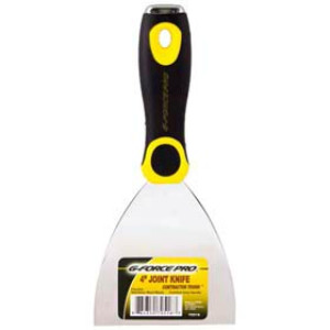 G-FORCE 70516 4" FLEXIBLE STAINLESS STEEL JOINT KNIFE ERGO GRIP HANDLE