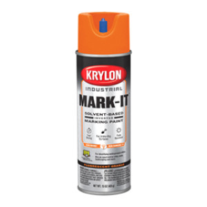KRYLON K00730708 APWA FLUORESCENT ORANGE MARK-IT S/B INVERTED MARKING PAINT