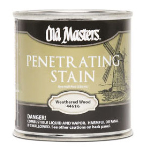 OLD MASTERS 44616 WEATHERED WOOD PENETRATING STAIN