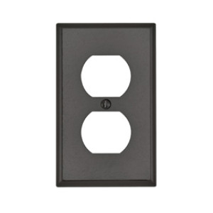 LEVITON 001-85003-000 ONE GANG OUTLET WALLPLATE BROWN