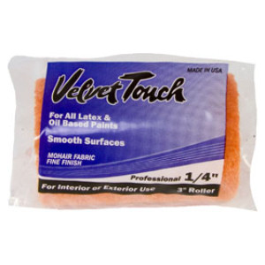 VELVET TOUCH 3" X 1/4" MOHAIR PAINT ROLLER REFILL