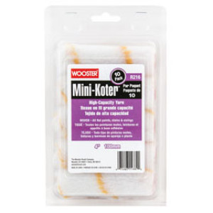 WOOSTER MINI-KOTER R216-4 4" HIGH CAPACITY YARN ROLLER COVER 10-PACK
