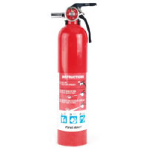 FIRST ALERT HOME1 RED 2.5 LB FIRE EXTINGUISHER UL RATED 1-A:10-B:C