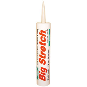 SASHCO BIG STRETCH 10002 10.5 OZ ALMOND 100% ACRYLIC LATEX CAULK WINDOW & DOOR