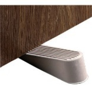 SHEPHERD 9162 OFF WHITE RUBBER WEDGE DOOR STOP (2 PACK)