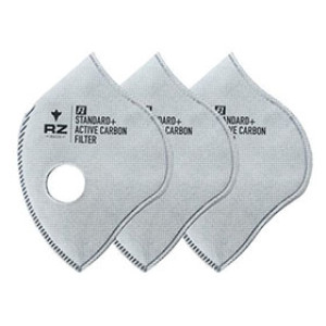RZ-MASK 82811 F1 STANDARD ACTIVE CARBON FILTER EXTRA LARGE 3 PACK