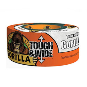 GORILLA GLUE 6025302 2.88" X 25YD GORILLA TOUGH & WIDE WHITE DUCT TAPE