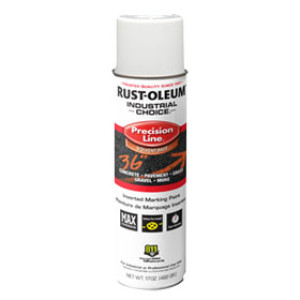 RUST-OLEUM 203030V 17 OZ WHITE INVERTED MARKING SPRAY PAINT