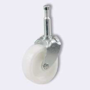SHEPHERD 9040 2" LIGHT DUTY PLASTIC FURNITURE CASTERS STEM 04 WHITE (2CD)