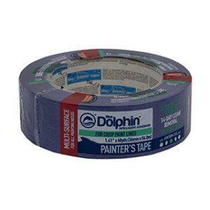 BLUE DOLPHIN TP BDT-0150 1.41" X 60 YDS BLUE PAINTER'S TAPE MULTI-SURFACE