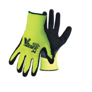 BOSS B31282-L LARGE TACTILE GRIP HI-VIZ POLY KNIT LATEX PALM GLOVE