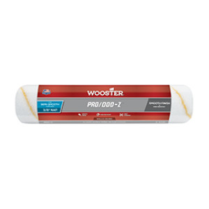 WOOSTER PRO/DOO-Z RR642-12 12" X 3/8" WHITE/GOLD STRIPES WOVEN ROLLER COVER