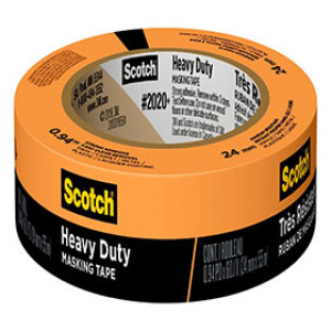 3M 2020+48TP 48MM X 55M SCOTCH HEAVY DUTY MASKING TAPE ORANGE