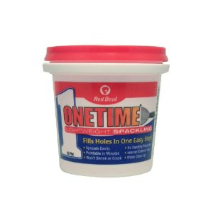 RED DEVIL ONETIME LIGHTWEIGHT SPACKLING COMPOUND