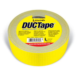INTERTAPE AC20 20C-Y 2 2" X 60 YARDS YELLOW ALL PURPOSE DUCT TAPE