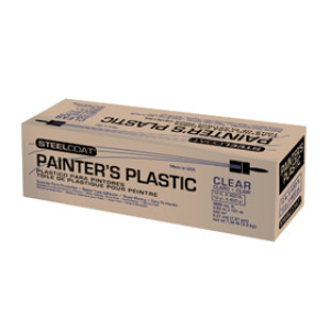 PETOSKEY PLASTICS 12' X 400' .31 MIL CLEAR HIGH DENSITY PAINTER'S PLASTIC