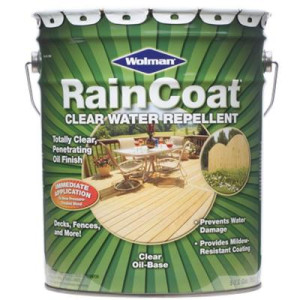 WOLMAN RAINCOAT 12385 CLEAR WATER REPELLENT OIL-BASED
