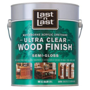ABSOLUTE LAST N LAST 14001 ULTRA CLEAR SEMI GLOSS WATERBORNE WOOD FINISH 275 V