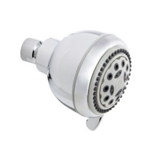 PLUMB PAK K701CP SHOWER HEAD 5 FUNCTION 1.8 GPM POLISHED CHROME 3.35" FACE