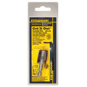 EAZYPOWER 88246 #12 2" ONE WAY SCREW & BOLT REMOVER/INSTALLER 1/4" HEX SHANK