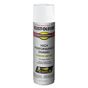 RUST-OLEUM PROFESSIONAL 7592838 HIGH PERFORMANCE ENAMEL GLOSS WHITE 15 OZ