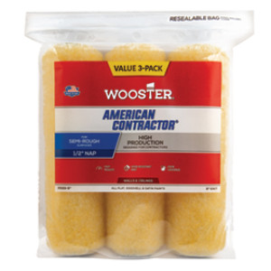WOOSTER AMERICAN CONTRACTOR R569-9 9" X 1/2" 3-PACK