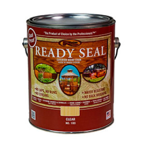 READY SEAL 100 CLEAR EXTERIOR WOOD STAIN AND SEALER