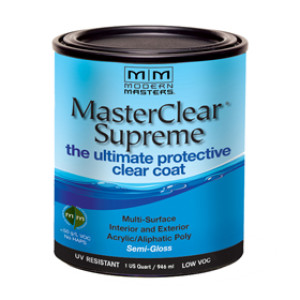 MODERN MASTERS MCS903-32 SEMI-GLOSS MASTERCLEAR SUPREME ACRYLIC POLYURETHANE