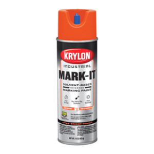 KRYLON K00730608 APWA BRIGHT ORANGE MARK-IT S/B INVERTED MARKING PAINT