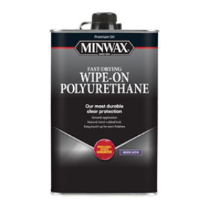MINWAX 40910 CLEAR SATIN WIPE-ON POLY FOR FURNITURE RAILINGS AND TRIM