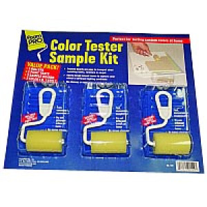 FOAM PRO #122 COLOR TESTER ROLLER KIT SAMPLE BOARD 40-PACK