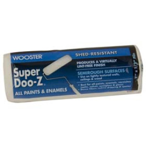 WOOSTER SUPER DOO-Z R204-4 4" X 1/2" WHITE WOVEN PAINT ROLLER COVER