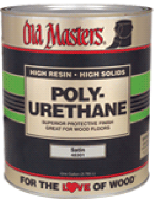 OLD MASTERS 48301 SATIN POLYURETHANE 350 VOC INTERIOR OIL BASED