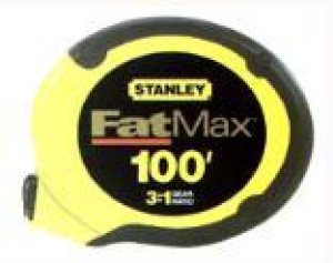 STANLEY 34-130 FATMAX 100' X 3/8" STAINLESS STEEL LONG TAPE RULE