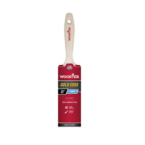 WOOSTER GOLD EDGE 5232 2" POLYESTER VARNISH BRUSH EXTRA FIRM FILAMENTS