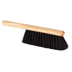 DQB 08806 8" BLACK TAMPICO COUNTER DUSTER BRUSH WITH HANG-UP HOLES 2-1/2" TRIM