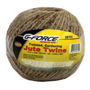 G-FORCE 26190 250' 1-STRAND NATURAL JUTE TWINE