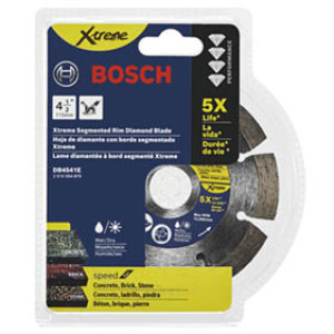 BOSCH DB4541E 4-1/2" EXTREME SEGMENTED RIM DIAMOND BLADE FOR MASONRY