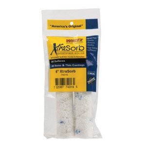 WHIZZ XTRASORB 74016 6" MICROFIBER ROLLER COVER (2PK)