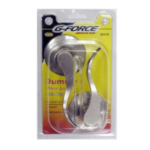 G-FORCE 80375 WAVE DUMMY LEVER LEFT AND RIGHT HAND SET SATIN NICKEL FINISH