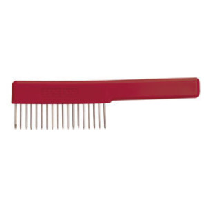 HYDE 45950 PAINT BRUSH COMB POINTED STAINLESS STEEL TEETH POLYPROPYLENE HANDLE