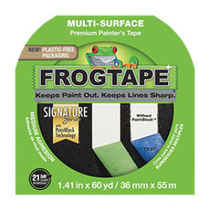 FROG TAPE 111990 36MM X 55M MULTI SURFACE GREEN 1-1/2" WIDE