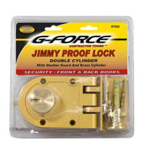 G-FORCE 87025 JIMMY PROOF DOUBLE CYLINDER DOOR LOCK