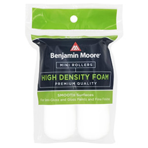 BENJAMIN MOORE U66400-018 4" HIGH DENSITY FOAM MINI ROLLER COVERS 2PK USA