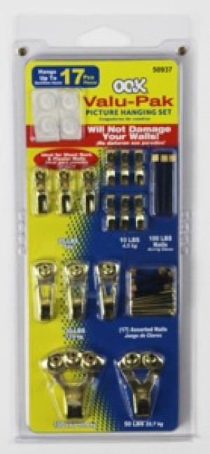 OOK 50937 VALUE PACK PROFESSIONAL BLUE NAIL HANGERS