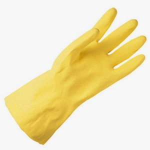 HANDCARE H101 SMALL FLOCKED LINED LATEX GLOVES